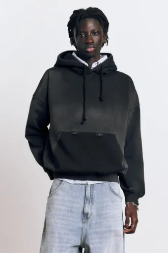 Hoodie mit gewaschenem Finish