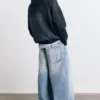 Hoodie mit gewaschenem Finish