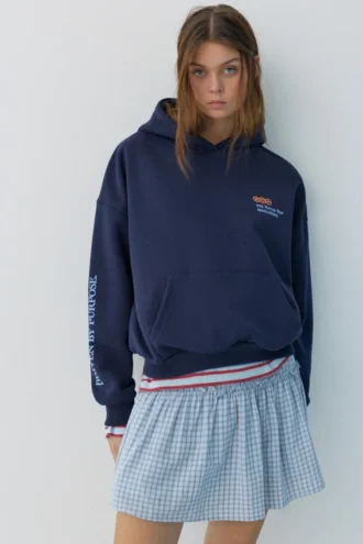 Hoodie mit Grafikprint