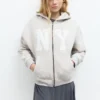 Hoodie mit Grafikprint und Reißverschluss Hoodie mit Grafikprint und Reißverschluss