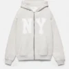 Hoodie mit Grafikprint und Reißverschluss Hoodie mit Grafikprint und Reißverschluss