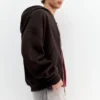 Hoodie mit Grafikprint und Reißverschluss