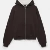 Hoodie mit Grafikprint und Reißverschluss