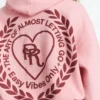 Hoodie mit Herz-Grafik