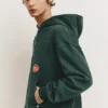 Hoodie mit Reißverschluss und Aufnähern