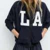 Hoodie mit Reißverschluss und Grafik Hoodie mit Reißverschluss und Grafik