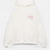 Hoodie mit Schleifen-Grafik