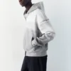Interlock-Hoodie mit Reißverschluss Interlock-Hoodie mit Reißverschluss