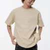 Interlock-Sweatshirt mit kurzen Ärmeln und Grafikprint