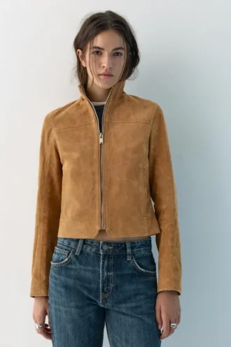 Jacke aus 100 % Wildleder