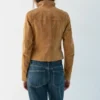 Jacke aus 100 % Wildleder