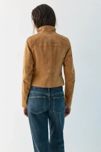 Jacke aus 100 % Wildleder