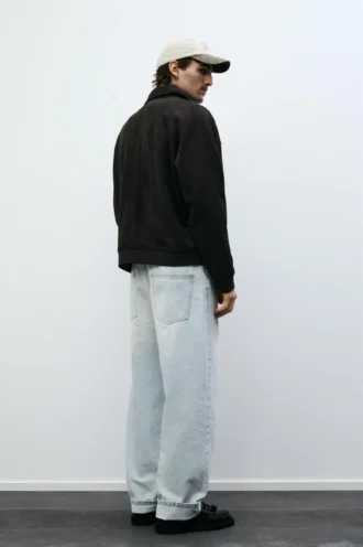 Jacke aus Kunstwildleder