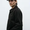 Jacke aus Kunstwildleder
