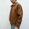 Jacke aus Kunstwildleder