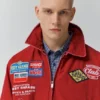 Jacke mit Aufnähern Jacke mit Aufnähern