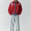 Jacke mit Aufnähern Jacke mit Aufnähern