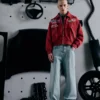 Jacke mit Aufnähern Jacke mit Aufnähern