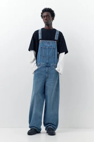 Jeans-Latzhose