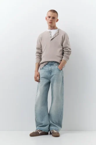 Jeans mit Naht