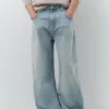 Jeans mit Naht