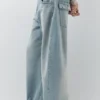 Jeans mit Naht