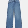 Jeans mit niedriger Leibhöhe und geradem Bein Jeans mit niedriger Leibhöhe und geradem Bein
