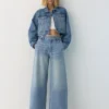 Jeans mit verstellbarer Taille und Ballon-Schnitt Jeans mit verstellbarer Taille und Ballon-Schnitt
