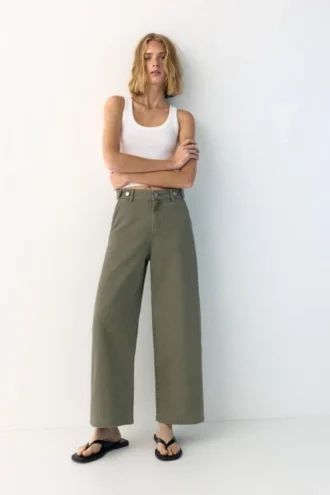 Jeans mit verstellbarer Taille und Ballon-Schnitt