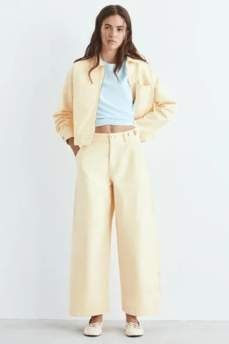 Jeans mit verstellbarer Taille und Ballon-Schnitt