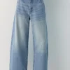 Jeans mit verstellbarer Taille und Ballon-Schnitt Jeans mit verstellbarer Taille und Ballon-Schnitt