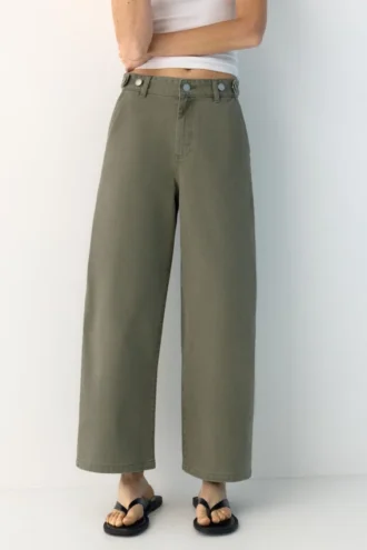 Jeans mit verstellbarer Taille und Ballon-Schnitt