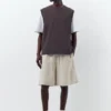 Jogger-Bermudashorts aus 100 % Leinen