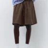 Jogger-Bermudashorts aus 100 % Leinen