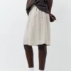 Jogger-Bermudashorts aus 100 % Leinen