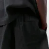 Jogger-Bermudashorts aus 100 % Leinen