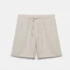 Jogger-Bermudashorts aus 100 % Leinen
