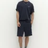Jogger-Bermudashorts mit Logo