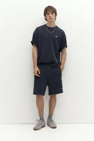 Jogger-Bermudashorts mit Logo