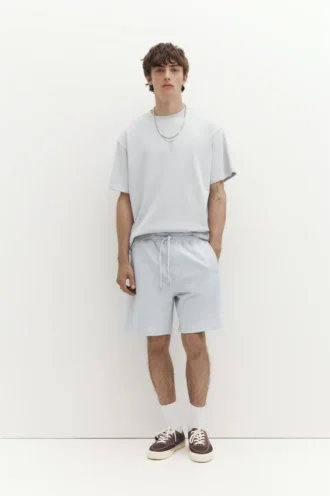 Jogger-Bermudashorts mit Logo