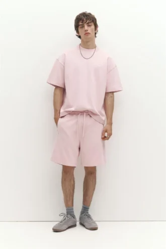 Jogger-Bermudashorts mit Logo