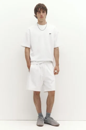Jogger-Bermudashorts mit Logo