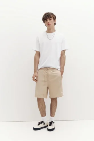 Jogger-Bermudashorts mit Logo