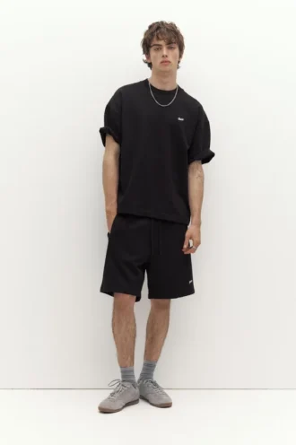 Jogger-Bermudashorts mit Logo