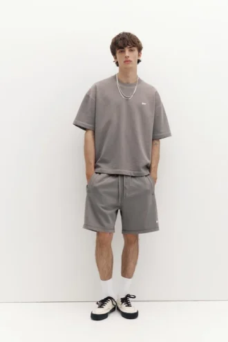 Jogger-Bermudashorts mit Logo