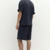 Jogger-Bermudashorts mit Logo