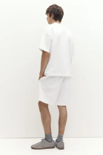 Jogger-Bermudashorts mit Logo
