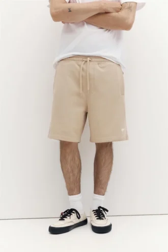 Jogger-Bermudashorts mit Logo
