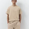 Jogger-Bermudashorts und T-Shirts im Set