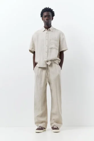 Jogginghose aus 100 % Leinen